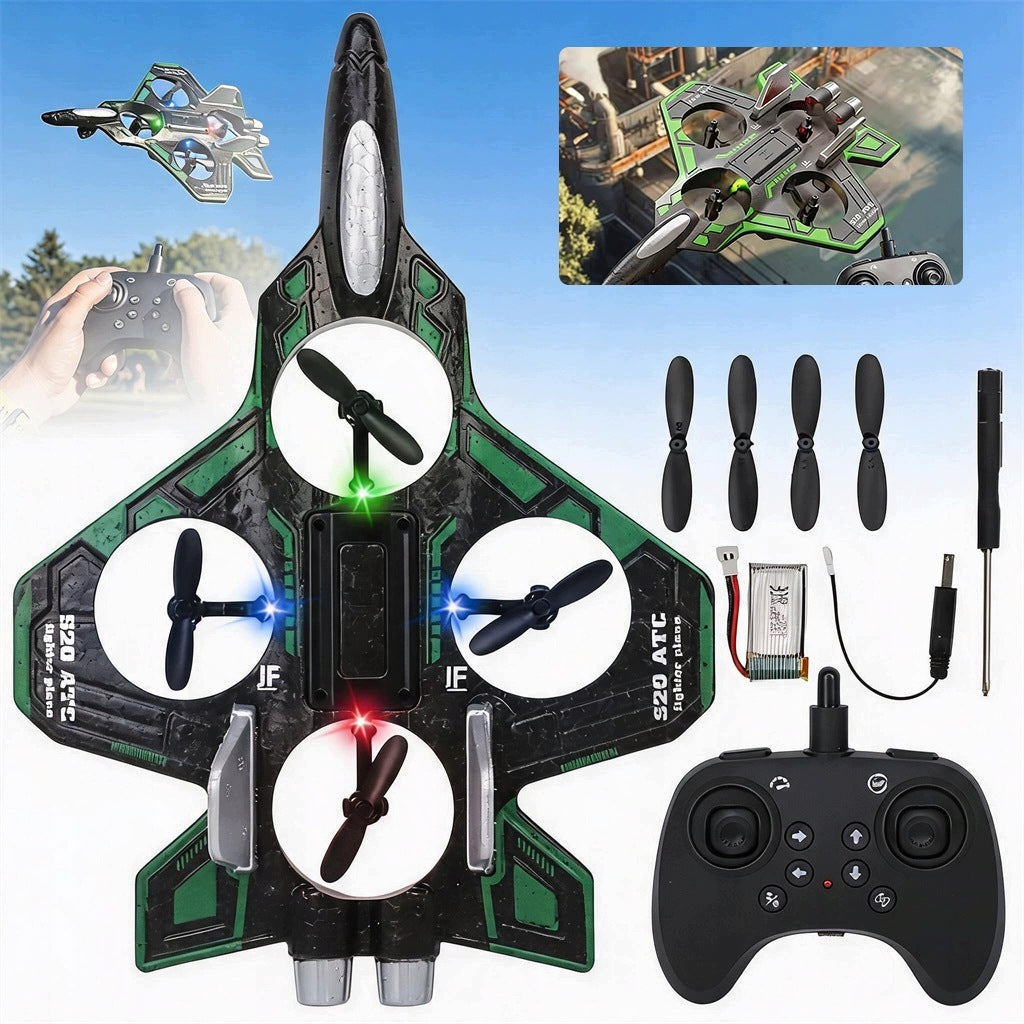 LED AIRPLANE REMOTE CONTROLLED DRONE JET PILOT + battery Brand no brand