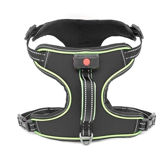 LED BACKLIT DOG HARNESS FOR LARGE DOGS XL