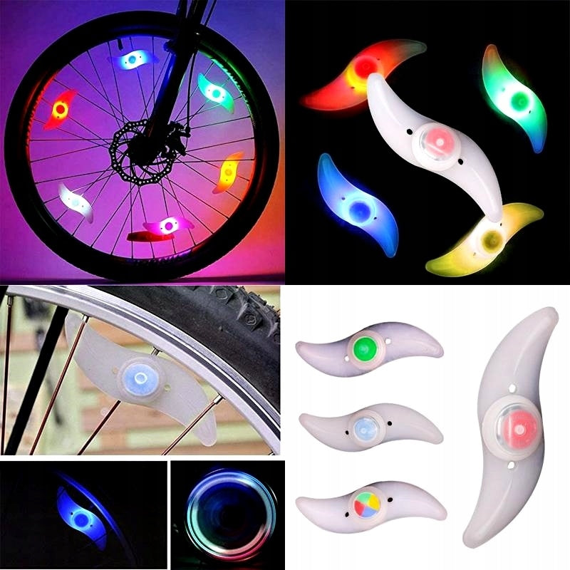LED BICYCLE LIGHT BICYCLE WHEEL COVER GLOWING AT NIGHT BIKE 4pcs Manufacturer code R251231502