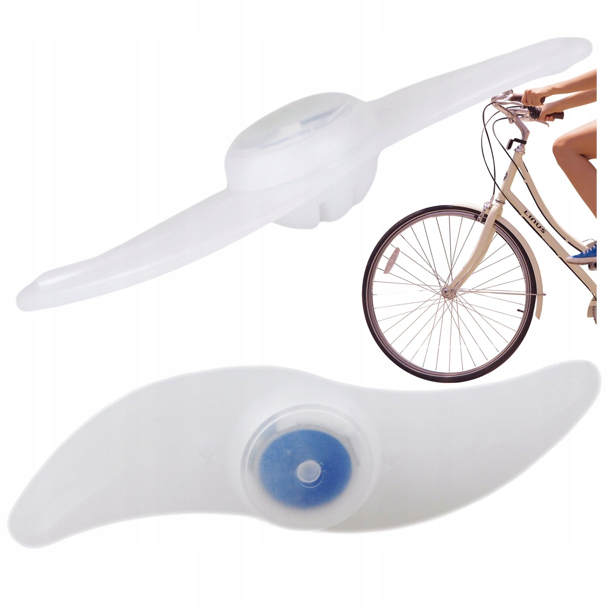 LED BICYCLE LIGHT FOR BICYCLE SPOKES WHEEL OVERLAY SHINING BIKE