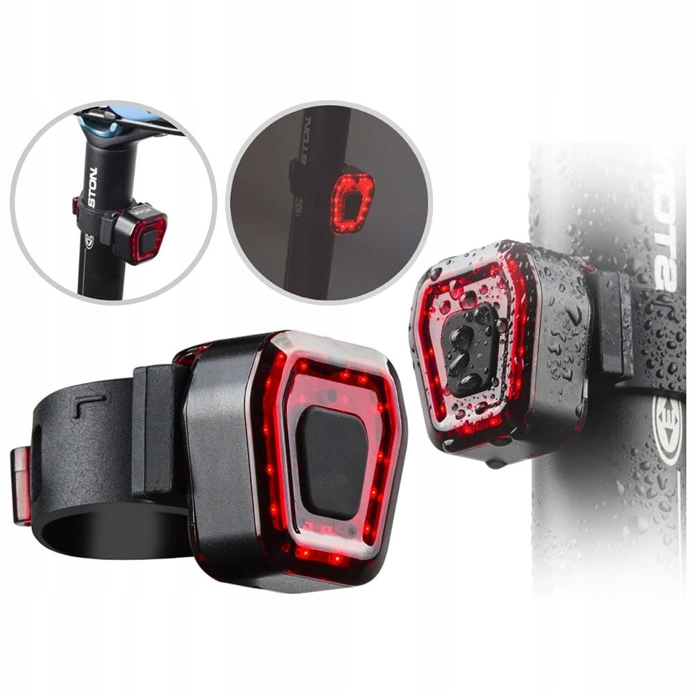LED BICYCLE LIGHT REAR USB REAR red 14smd 5modes pulsating