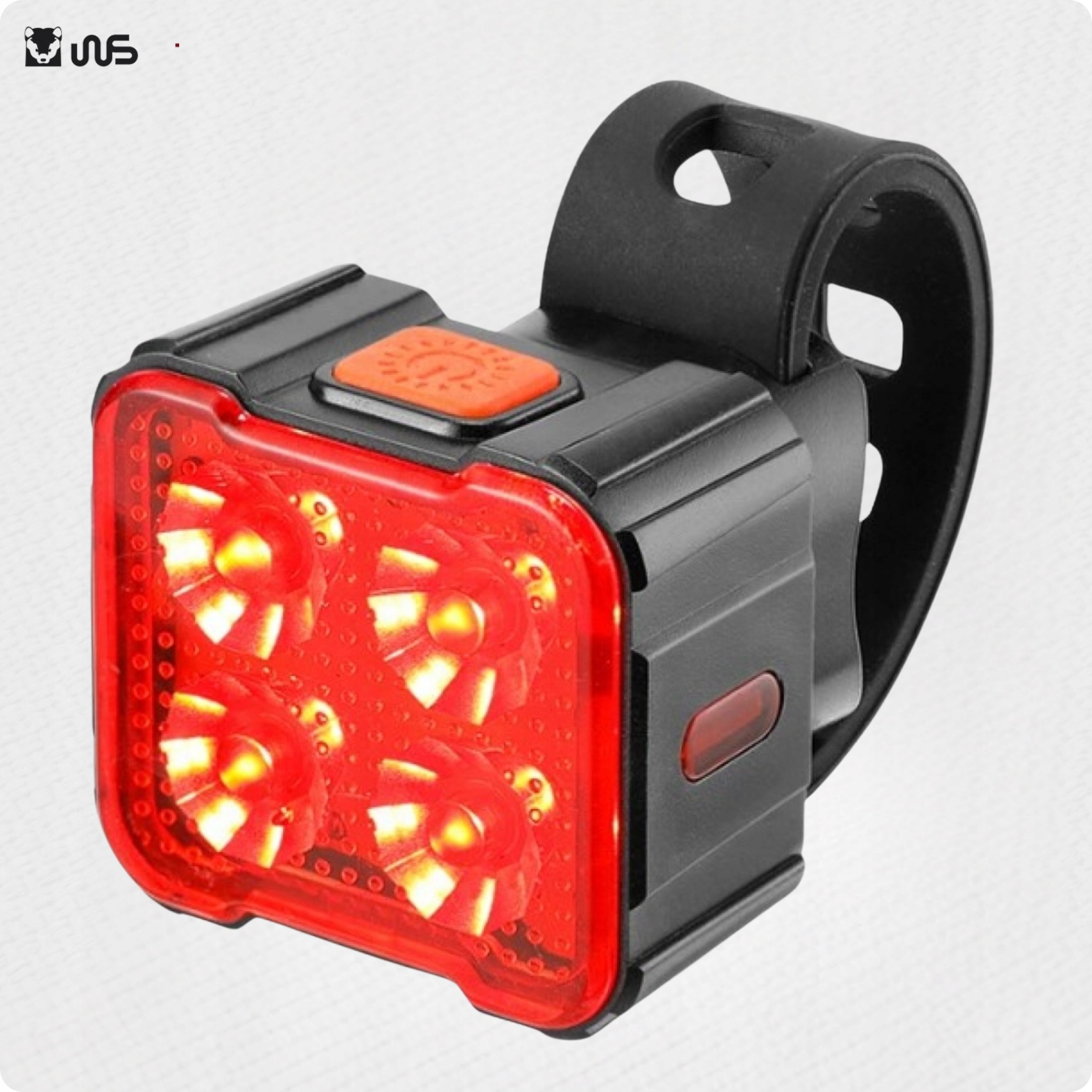 LED BICYCLE LIGHT USB C SET for Front and Rear Waterproof Front Rear Packaging status original