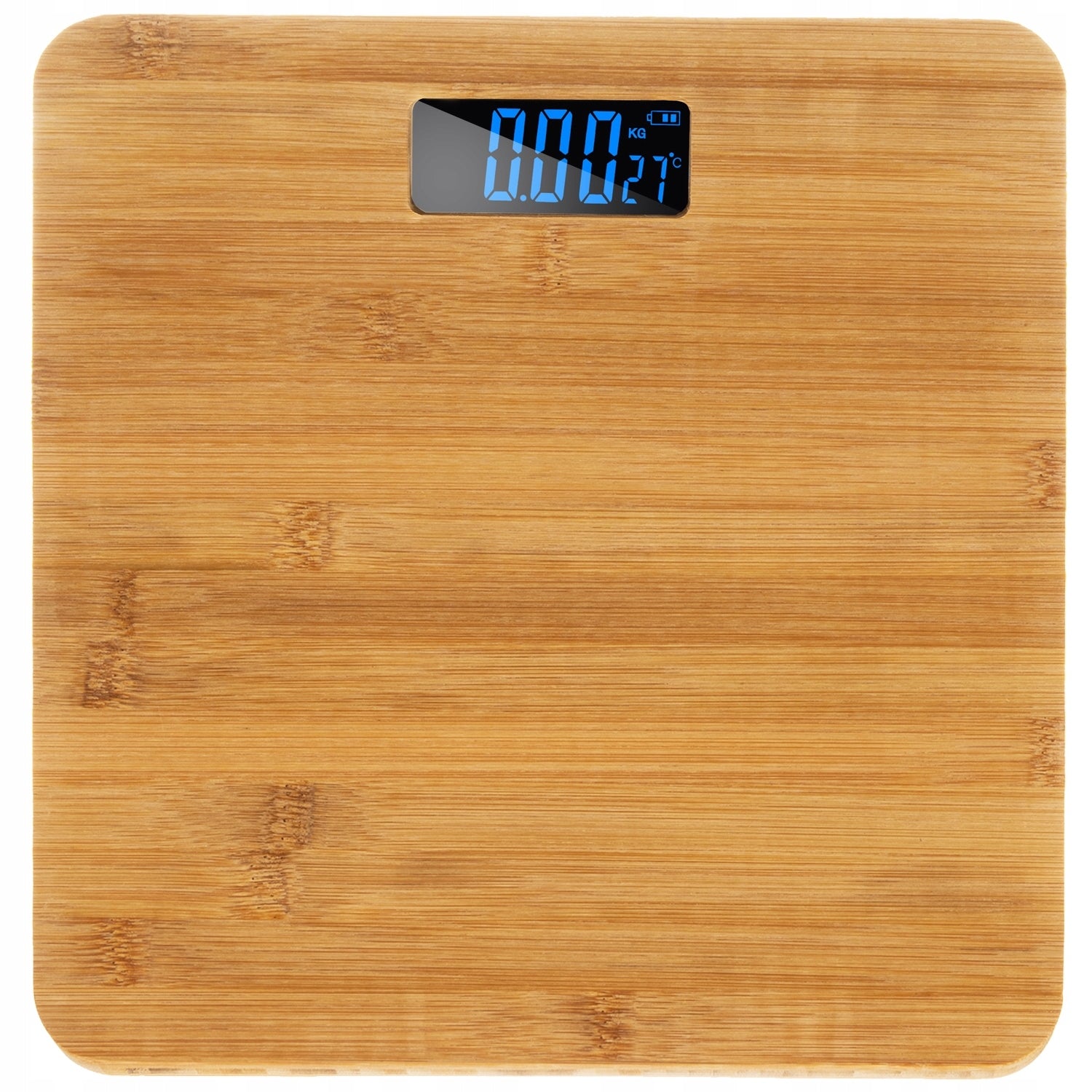 LED Bathroom Scale Wooden Durable Up to 180 Kg