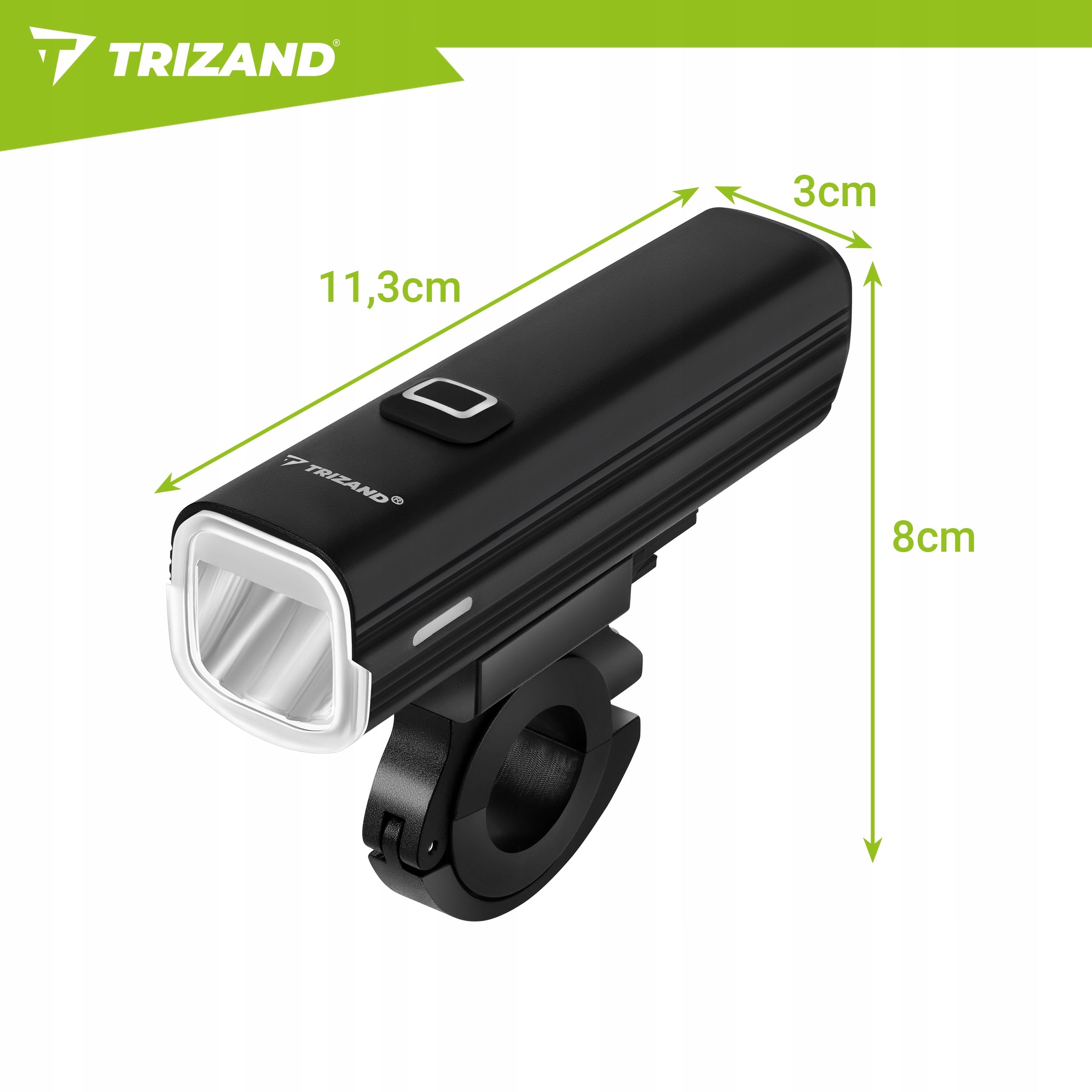 LED Bicycle Light 1000lm Rear Front Powerful Flashlight 4800mAh USB Kit Kind set