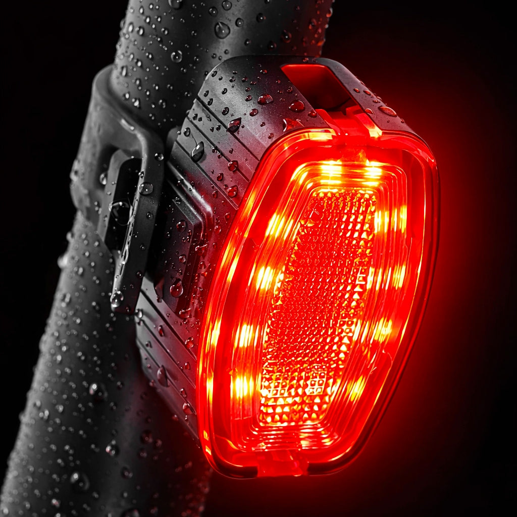 LED Bicycle Lights Front Rear USB Strong Light Bike Lamp Set Packaging status original