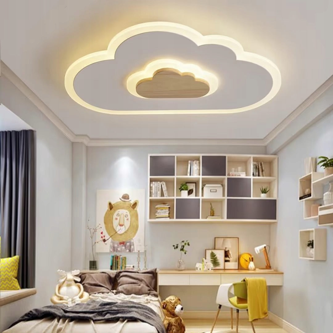 LED CEILING LAMP CLOUD WHITE DIMMABLE REMOTE CONTROL FOR CHILDREN'S ROOM Brand no brand