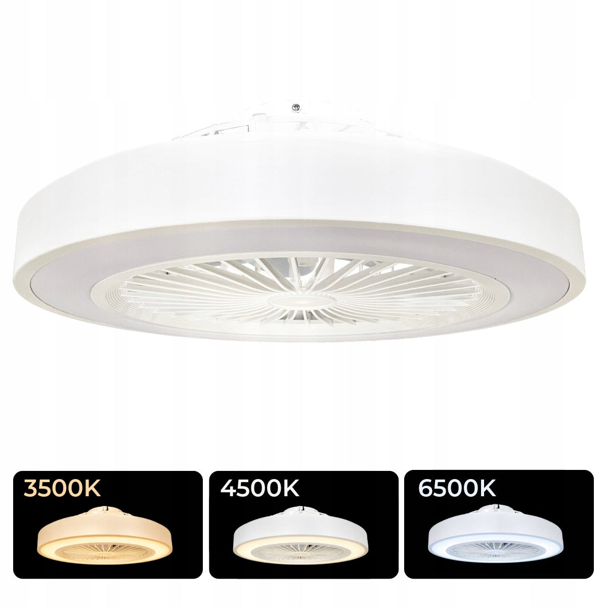 LED Ceiling Fan 50cm Pilot Quiet