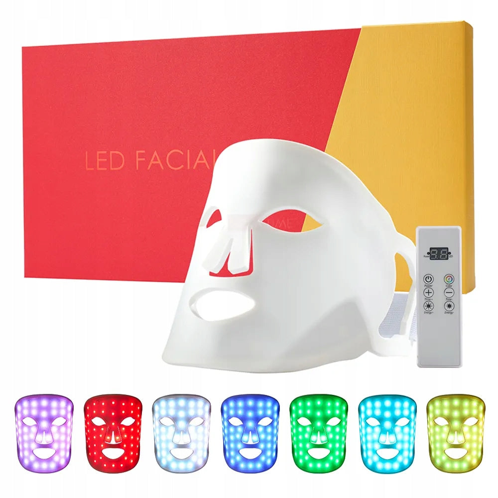 LED Cosmetic Mask 7 Colors Lights Phototherapy EAN (GTIN) 5905204425947
