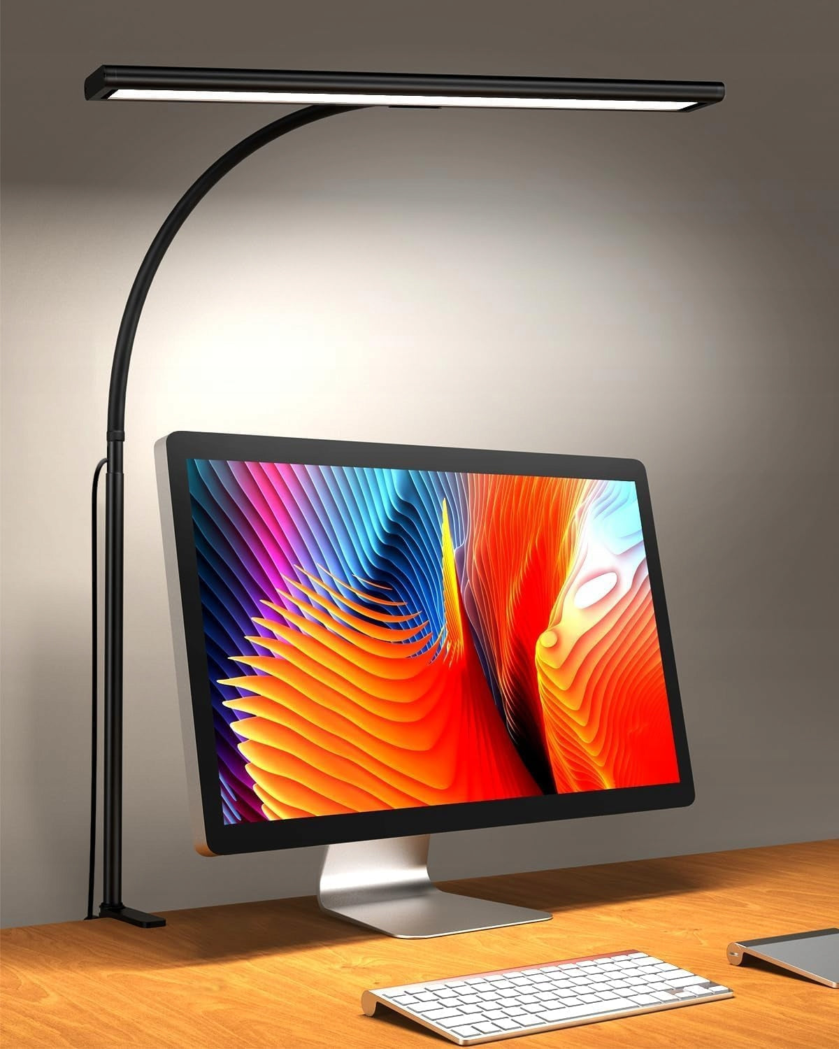 LED DESK LAMP 160 WITH CLAMP 70 CM ADJUSTABLE 30 USB MODES