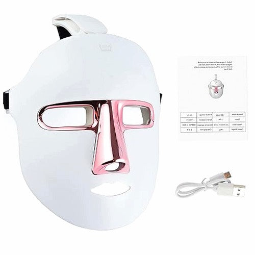 LED FACE MASK 7 COLORS REJUVENATING LIGHT THERAPY FOR WOMEN
