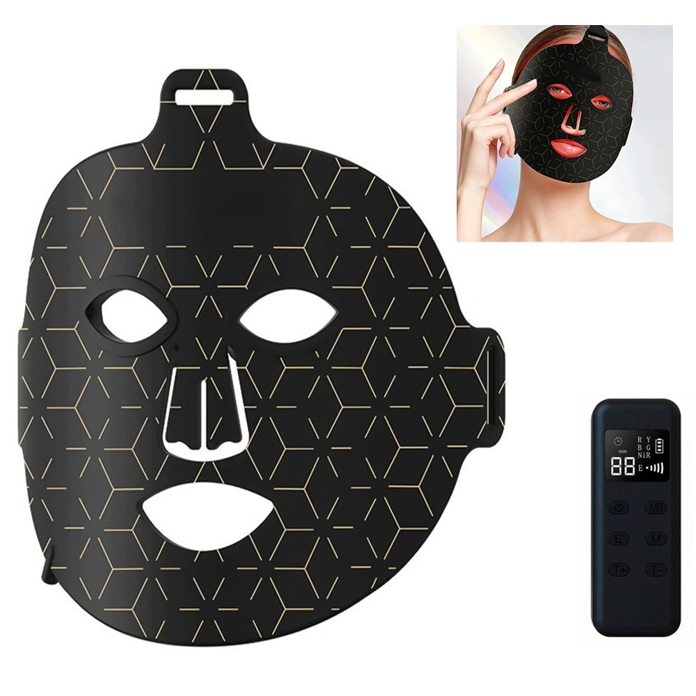 LED FACE MASK PHOTON THERAPY FOR FACE LED LIGHTING WITH REMOTE CONTROL