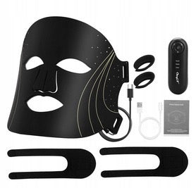LED FACE MASK PHOTON THERAPY LIGHT 4 COLORS ANTI AGING Packaging status original