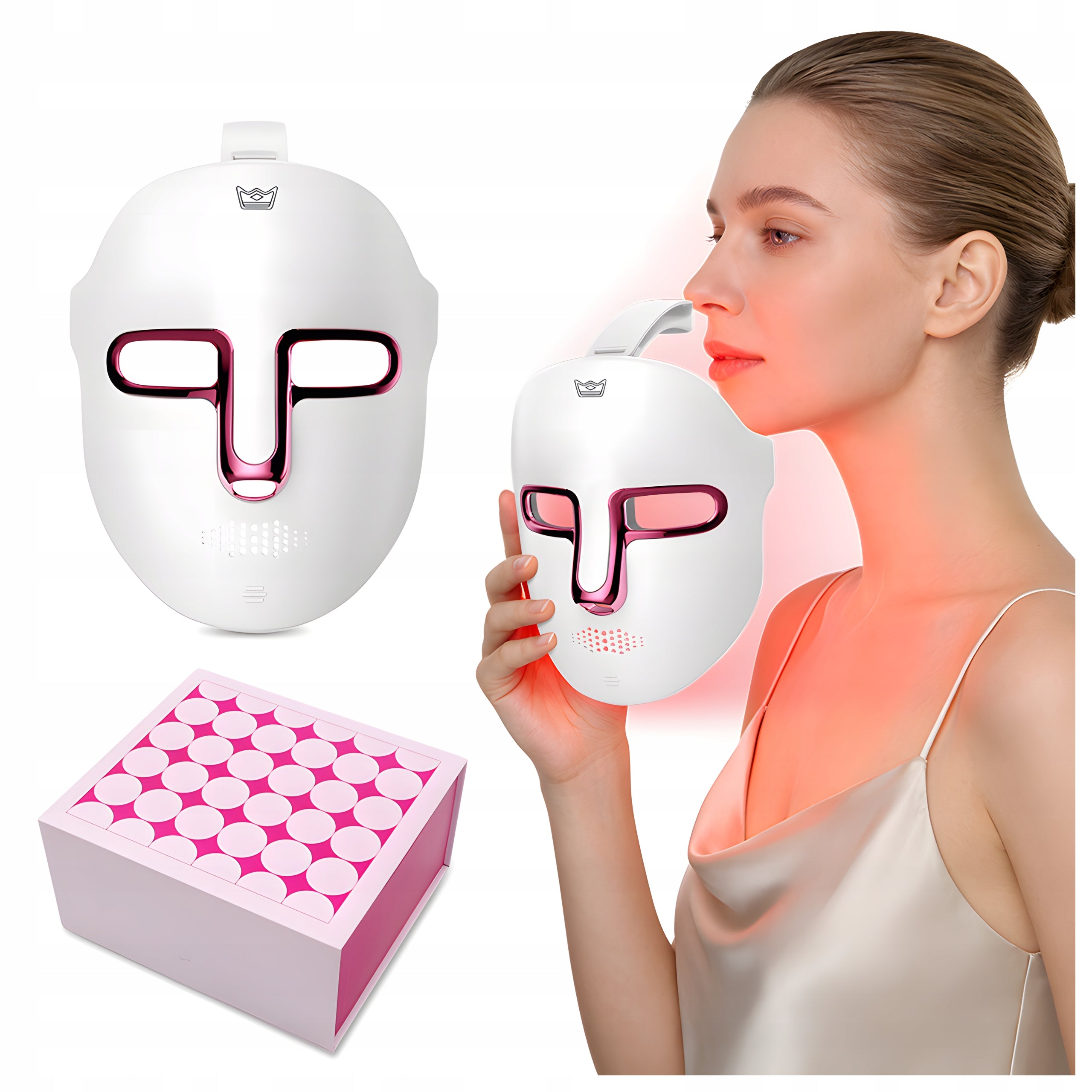 LED FACE MASK STIMULATING TISSUE REGENERATION - FIRMNESS AND ELASTICITY