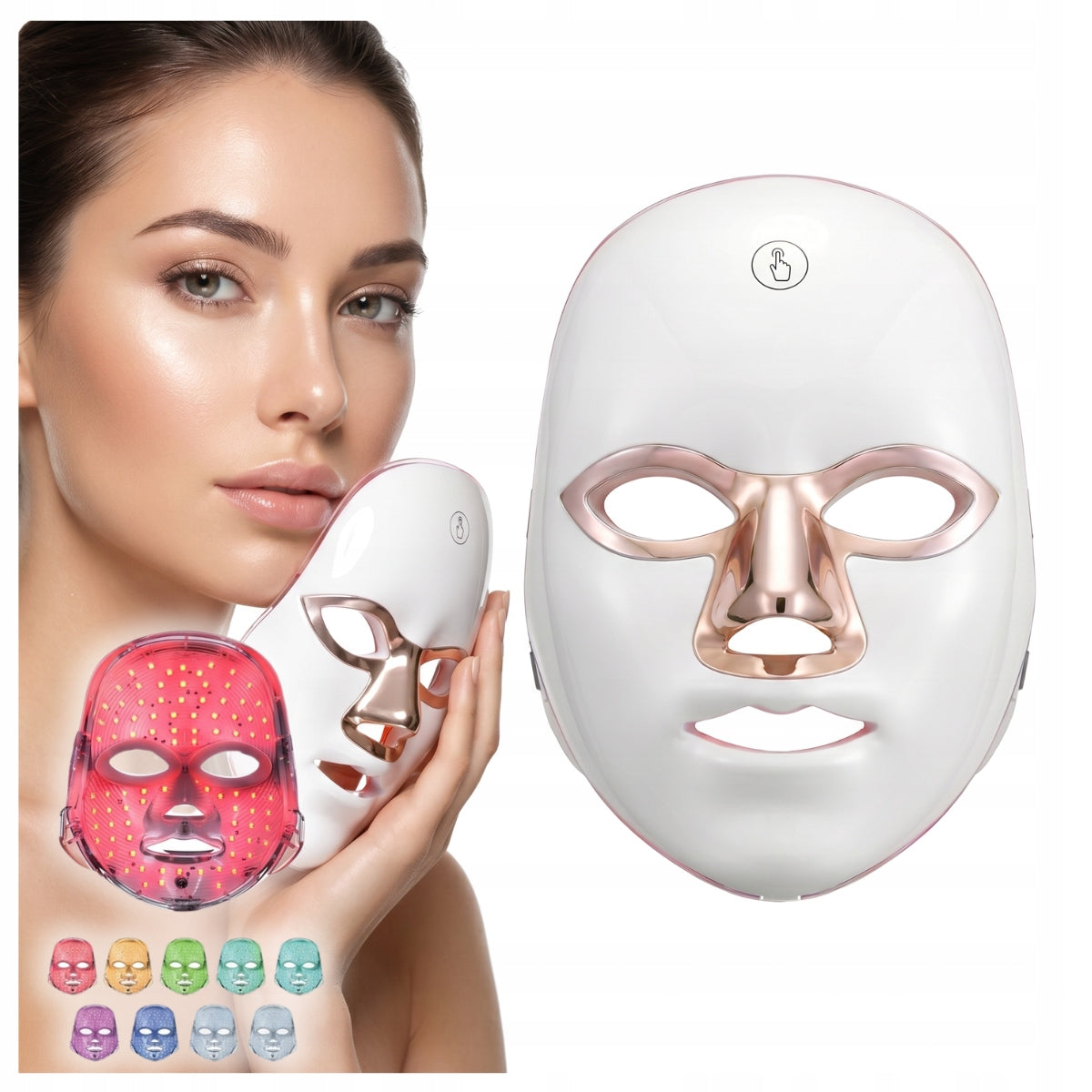 LED FACE MASK TO DELAY SKIN AGING AND REGENERATION PROCESSES