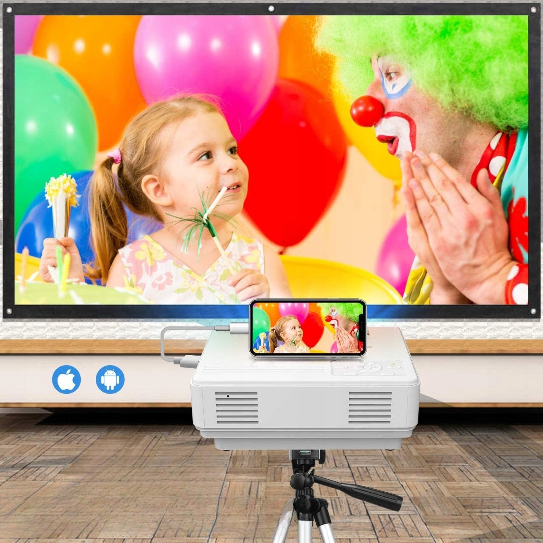 LED FILM PROJECTOR JINHOO WIFI PROJECTOR BLUETOOTH HOME THEATER Manufacturer code M8TPA