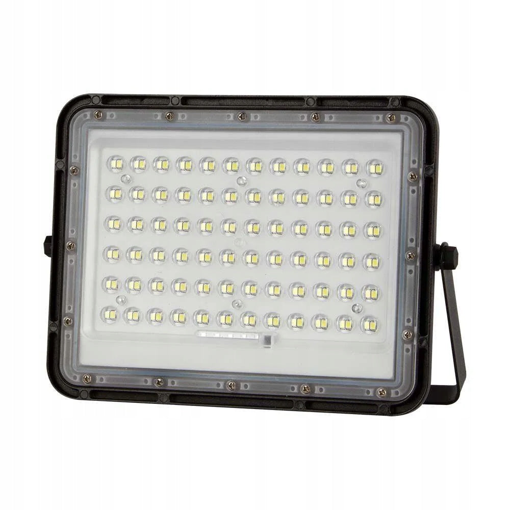 LED FLOODLIGHT 15W 4000K BLACK DUSK SENSOR SOLAR PANEL V-TAC Manufacturer code VT-120W-7826