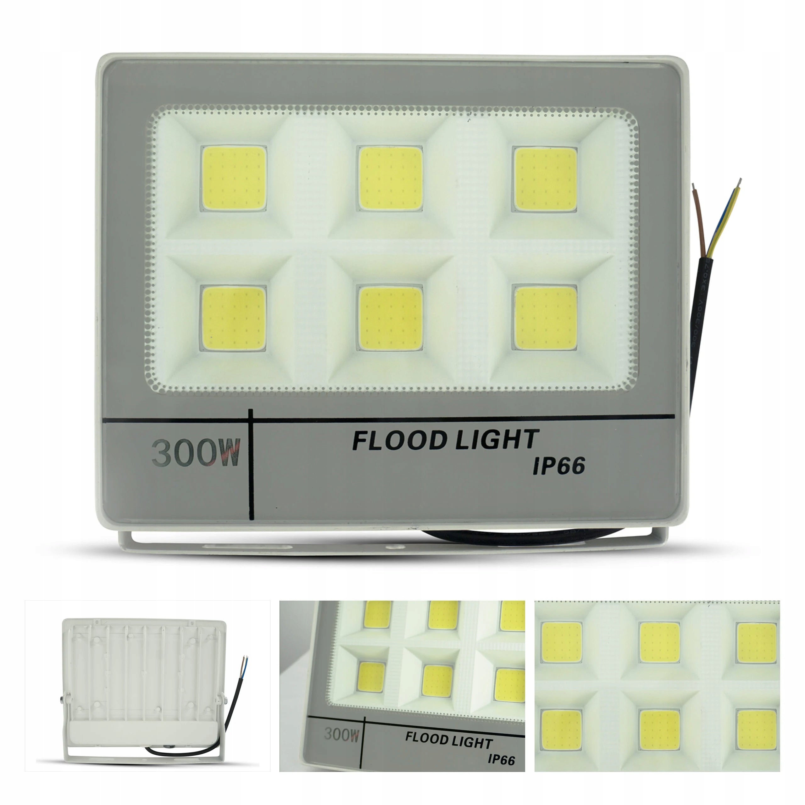 LED FLOODLIGHT 300W COB HALOGEN IP66 COLD WHITE 6000K Brand no brand