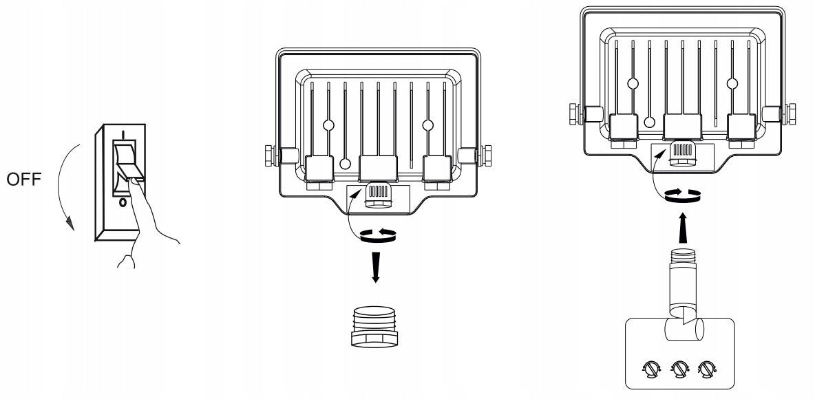 LED FLOODLIGHT 30W HEAT COLOR 2700LM WATERPROOF IP65 ECOLIGHT HALOGEN Manufacturer code EC20182