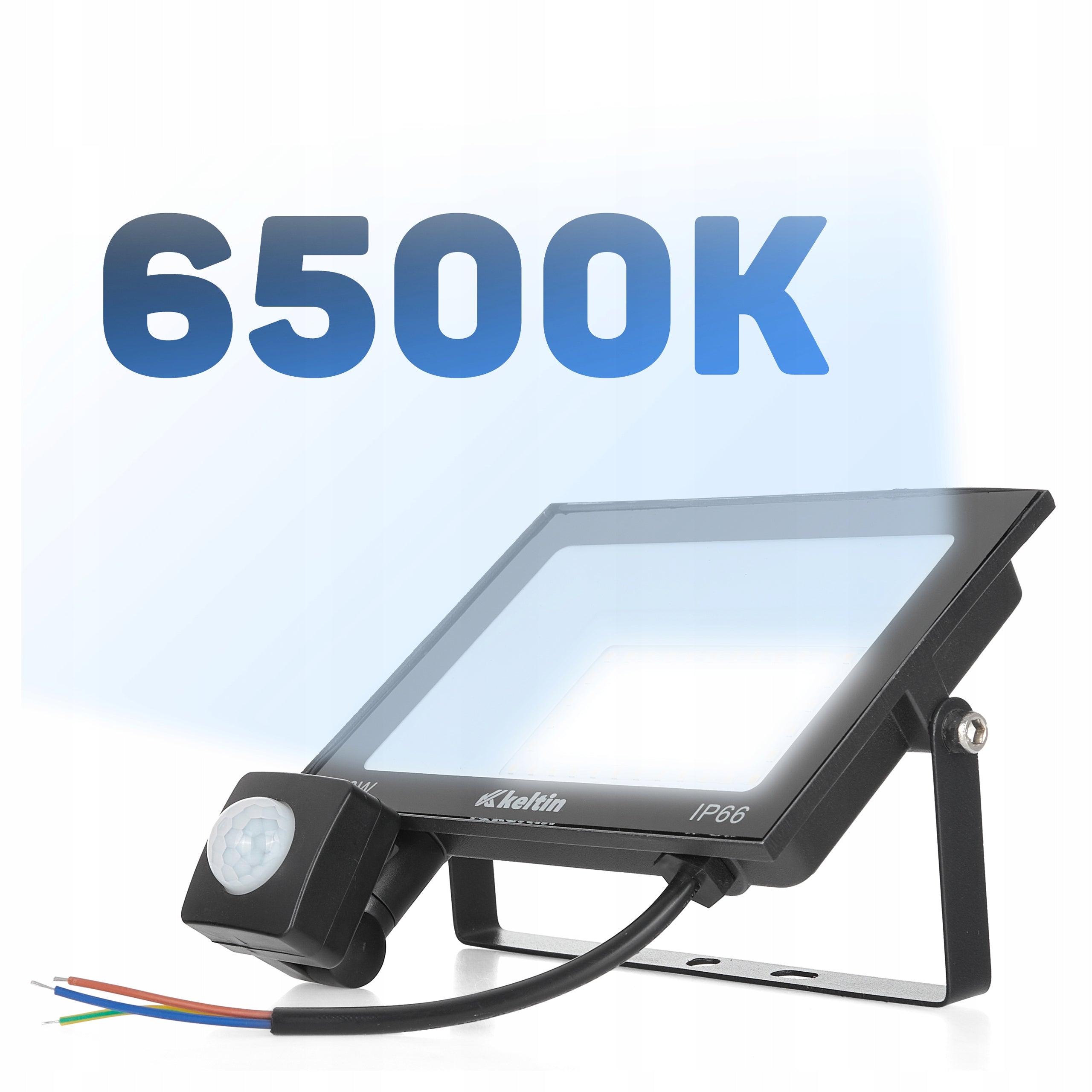 LED FLOODLIGHT 50W MOTION SENSOR 6500K OUTDOOR LAMP IP66
