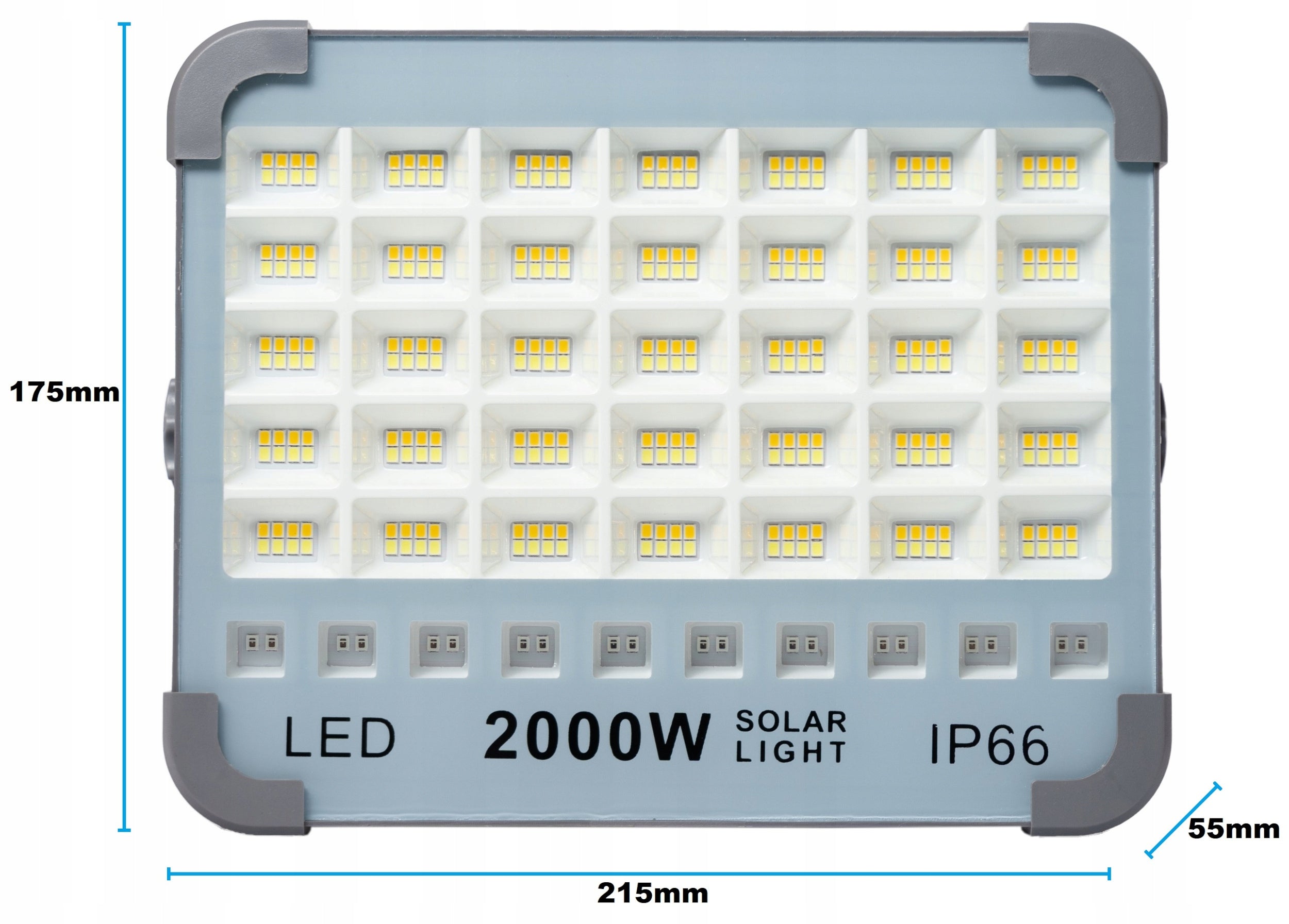 LED FLOODLIGHT HALOGEN PORTABLE REFLECTOR Powerful Solar Lamp Powerbank Packaging status original