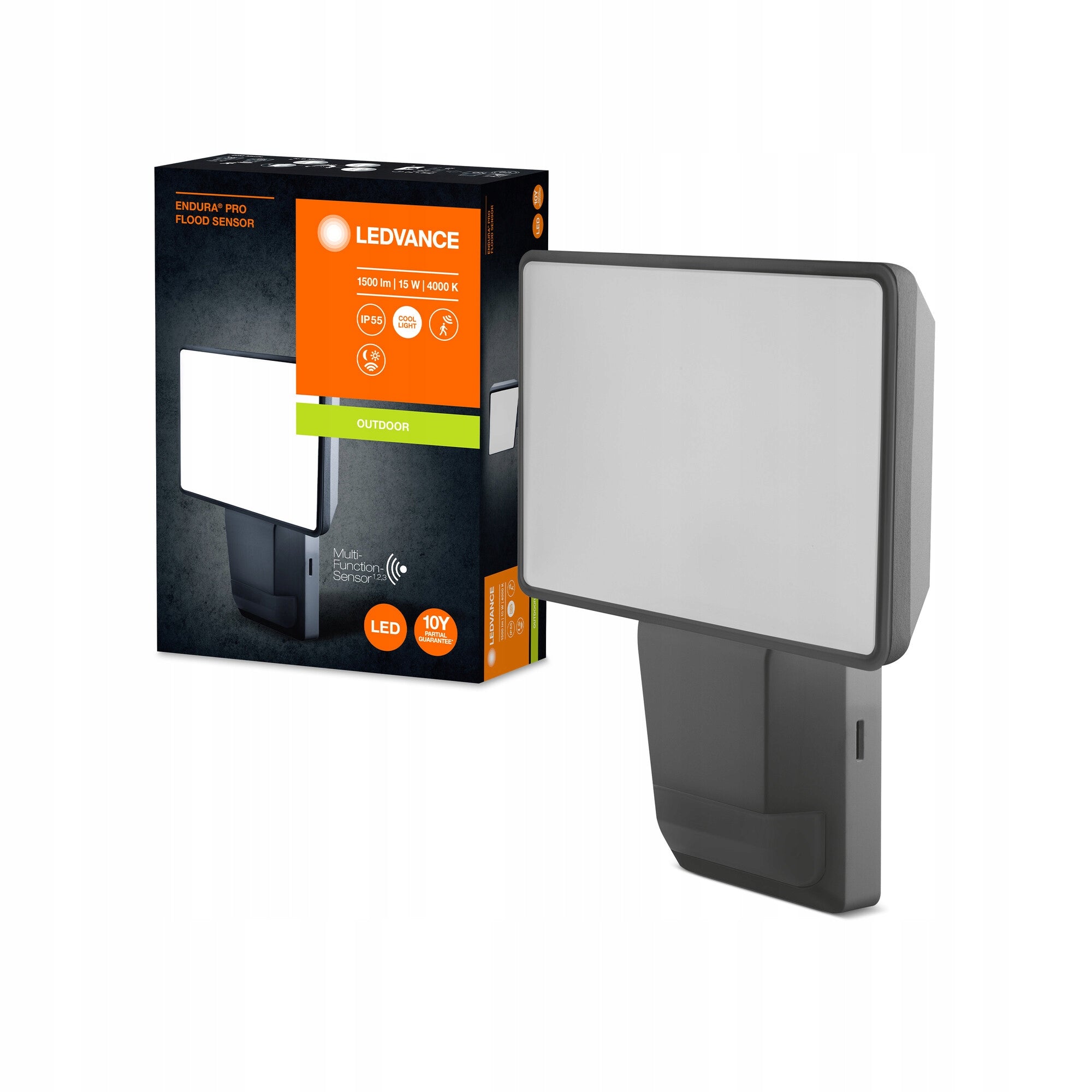LED FLOODLIGHT LEDVANCE ENDURA 15W 1500lm 4000K SENSOR