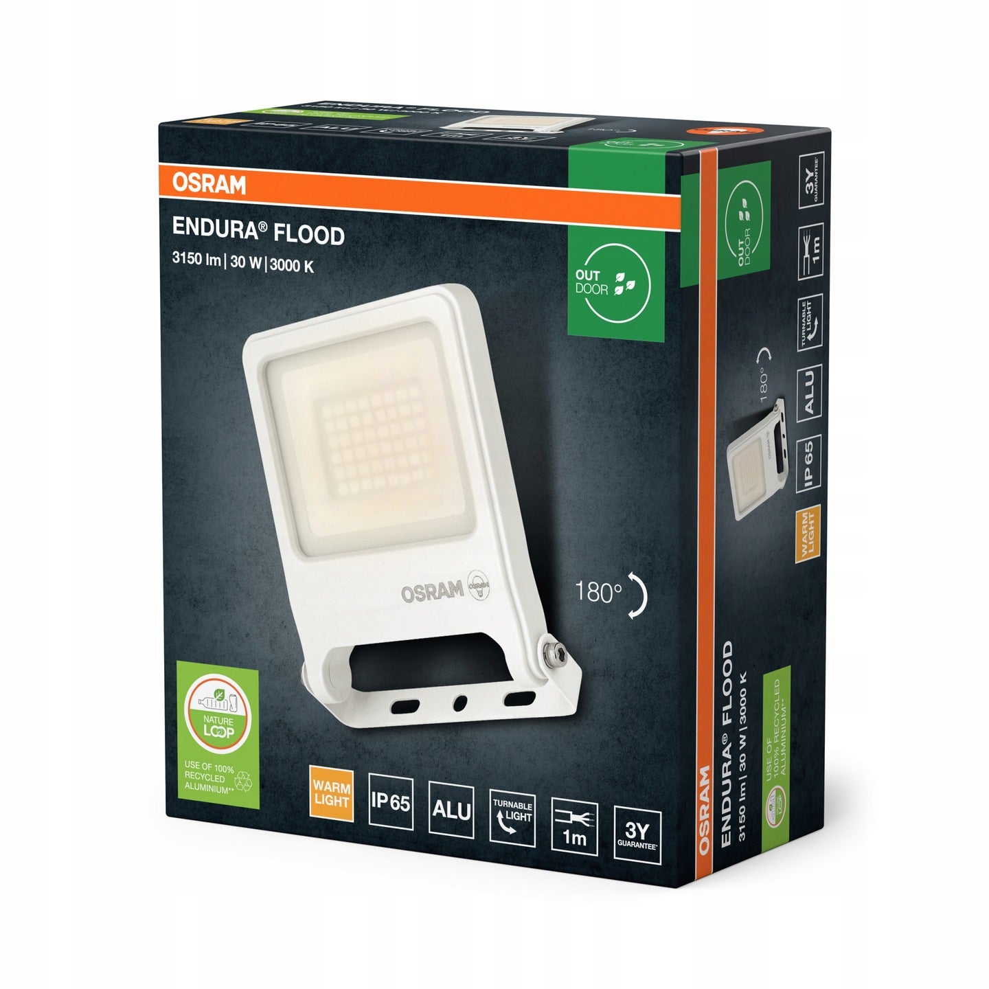 LED FLOODLIGHT LEDVANCE OSRAM ENDURA PCR 30W 3000K IP65 Manufacturer code 239654