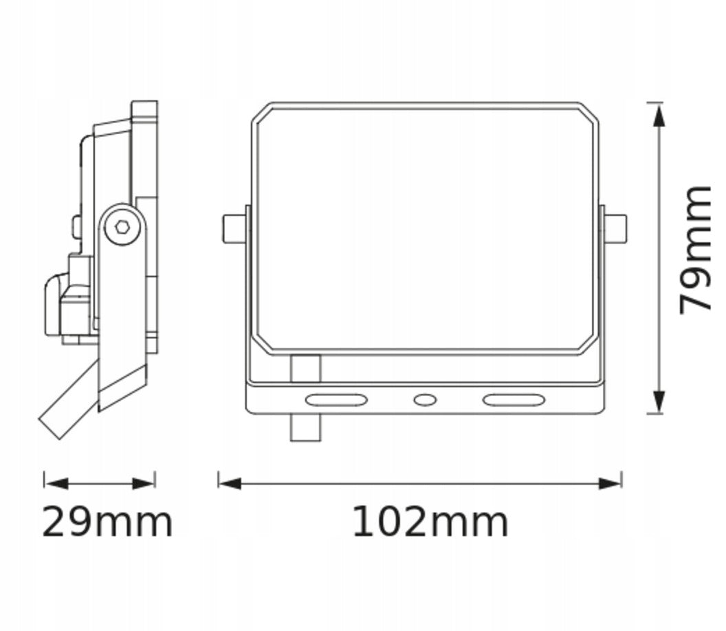 LED FLOODLIGHT LUX 10W 3000K 900LM IP65 OSRAM Manufacturer code 4099854489365