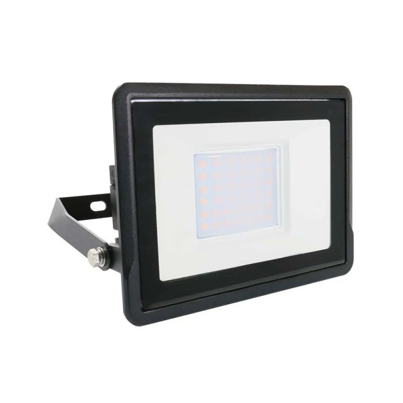 LED FLOODLIGHT SLIM HALOGEN COLD + MUFF 30W BLACK V-TAC SAMSUNG Color black