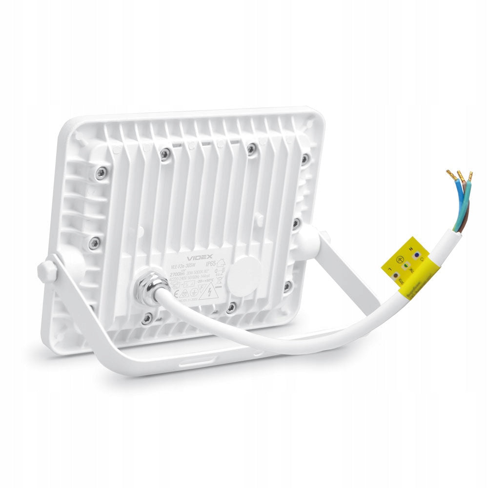 LED FLOODLIGHT WHITE 30W 2700lm neutral color IP65 Manufacturer code i605_VLE-F2E-305W
