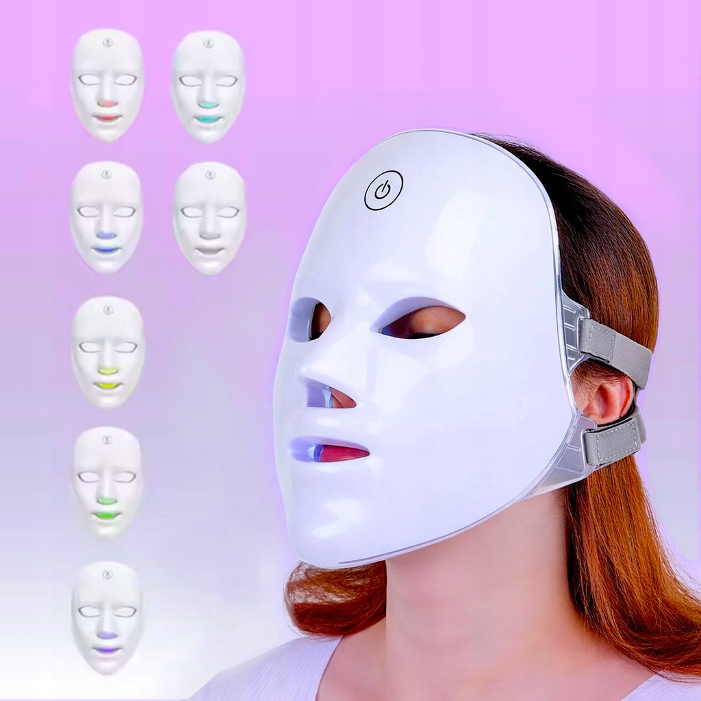 LED Face Care Mask for Photon Therapy with SPA Light 7 Colors Manufacturer code 3220765