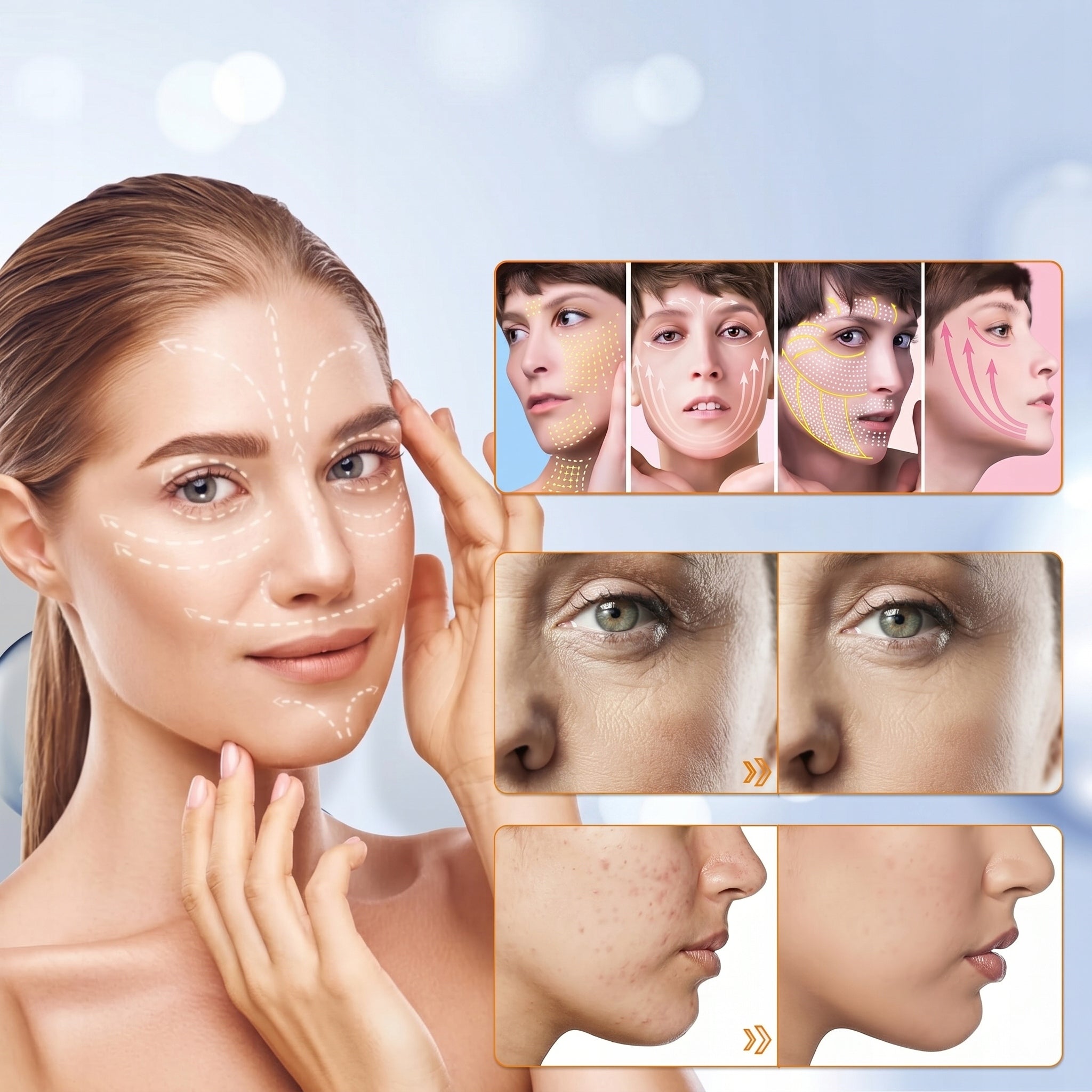 LED Face Mask 7 Colors, PHOTON THERAPY LIGHT, REMOTE CONTROL Packaging status original