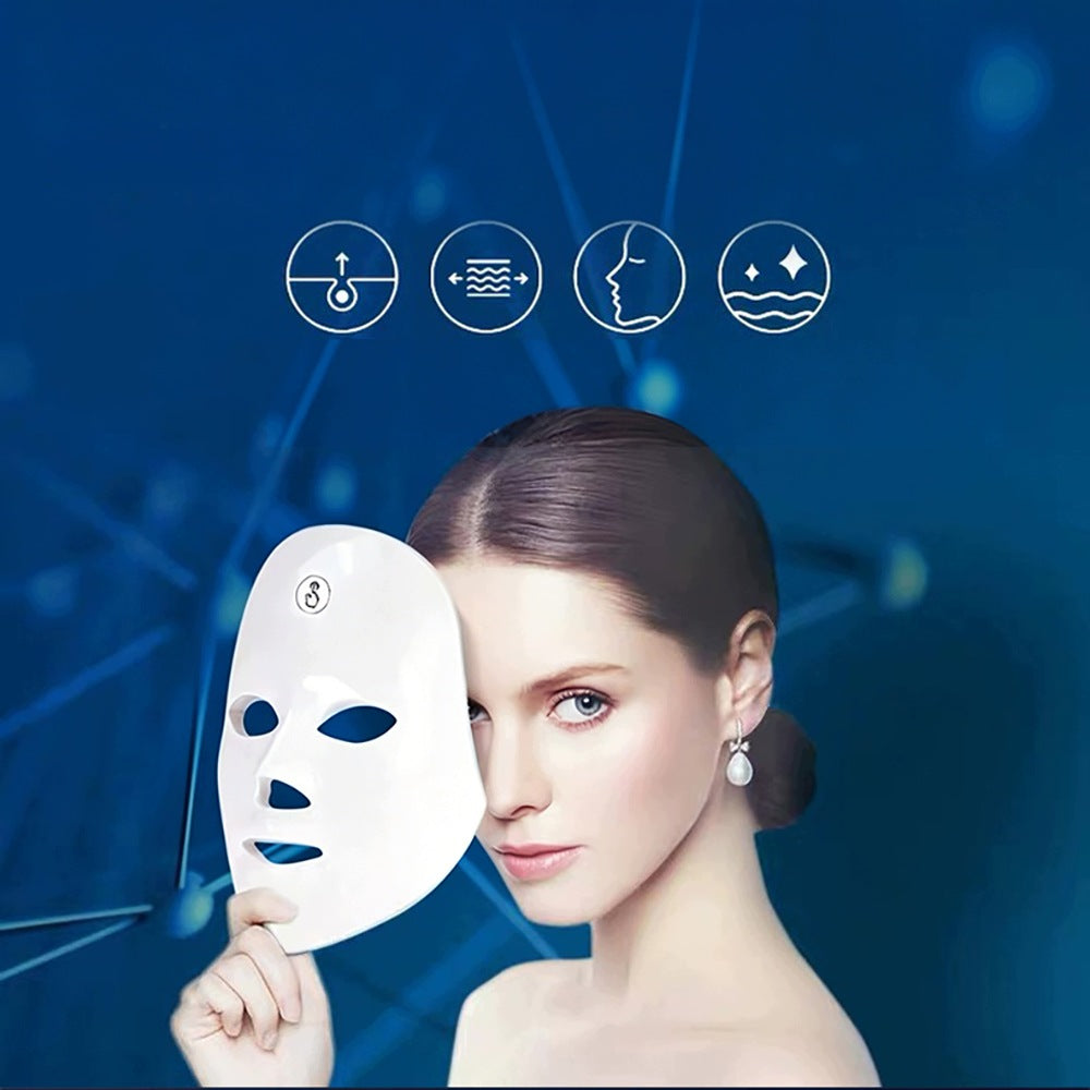 LED Face Mask Photon Therapy Light 7 COLORS Wireless NEW Brand no brand