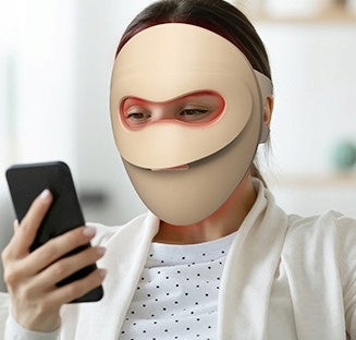 LED Face Mask Red and Infrared Light Therapy 3 LED Colors. Packaging status original