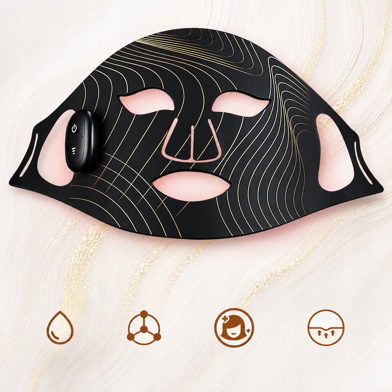 LED Face Mask Rejuvenating Skin Regenerating Professional Portable Packaging status original
