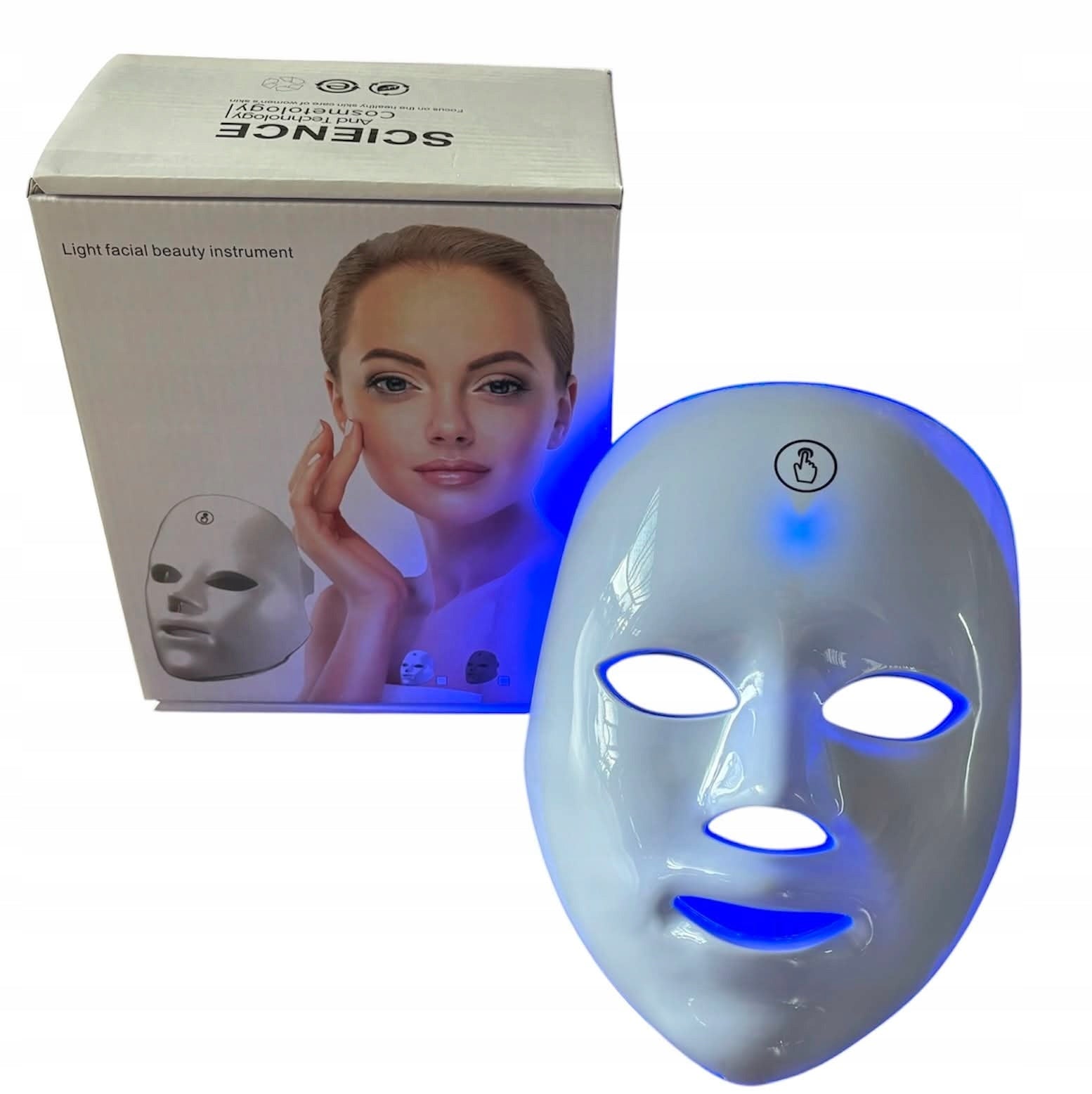 LED Face Mask for Photon Therapy Beautifying Light Therapy 7in1 Packaging status original