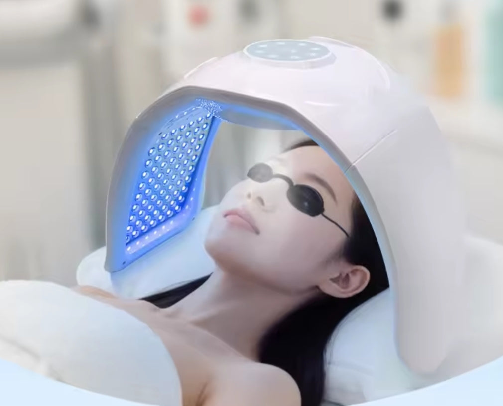 LED Face and Body Mask Red Infrared Light Therapy Beauty.