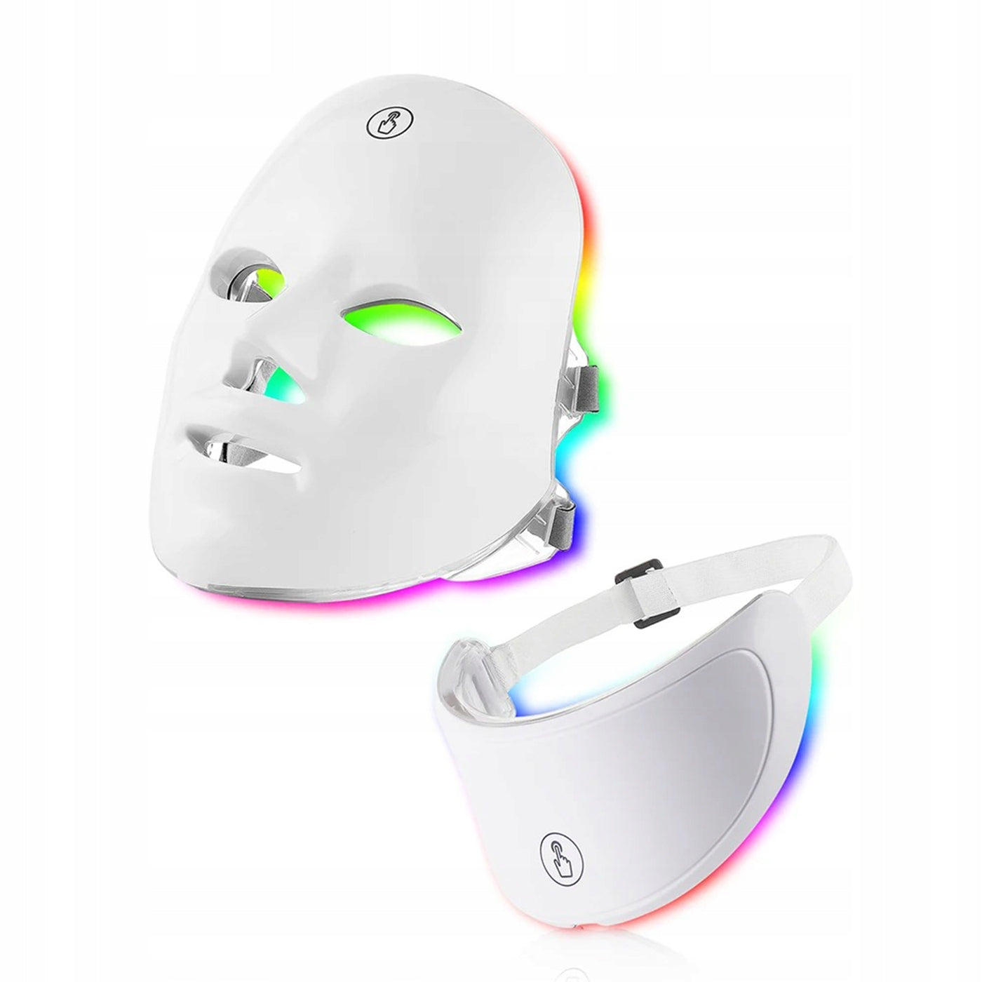 LED Face and Neck Mask 2in1 Face Care for Embellishing Therapy Manufacturer code Maska LED do Twarzy i Szyi do Upiększania