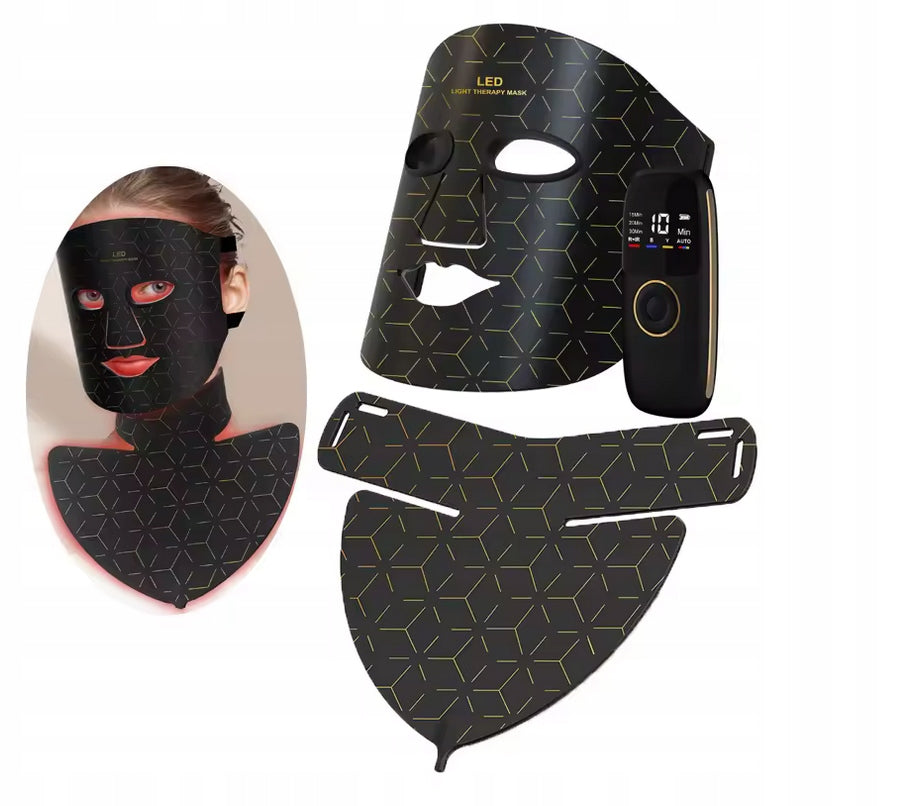 LED Face and Neck Mask with Infrared NIR 850 nm - Light Therapy