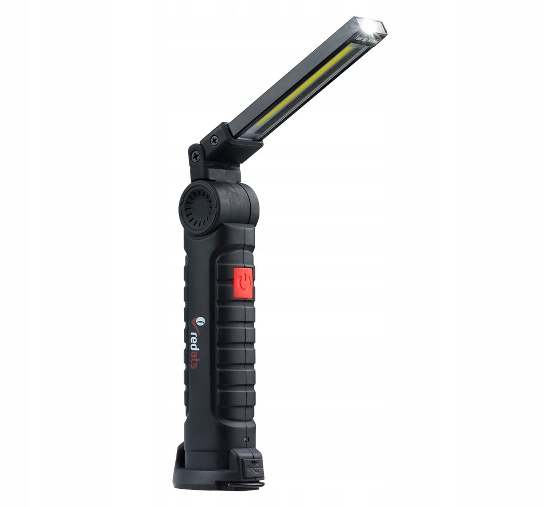 LED Flashlight Workshop Lamp with Magnet Hook Rechargeable USB-C Redats Batteries included yes