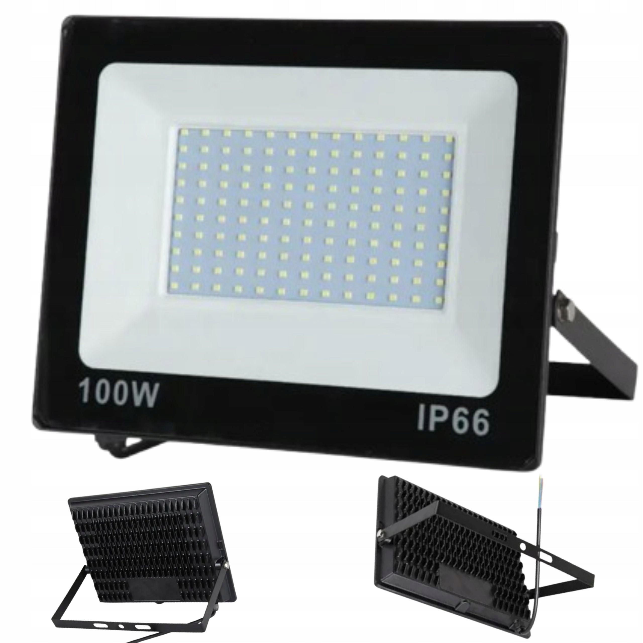 LED Floodlight 100W 9000lm=525W Halogen Headlight Outdoor Slim Lamp