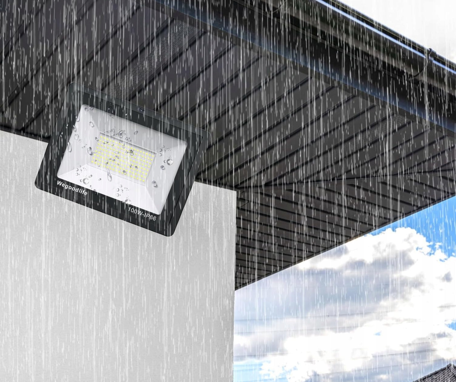 LED Floodlight 10W 3000K IP65 Halogen Lamp Outdoor Spotlight Color temperature 3000 K