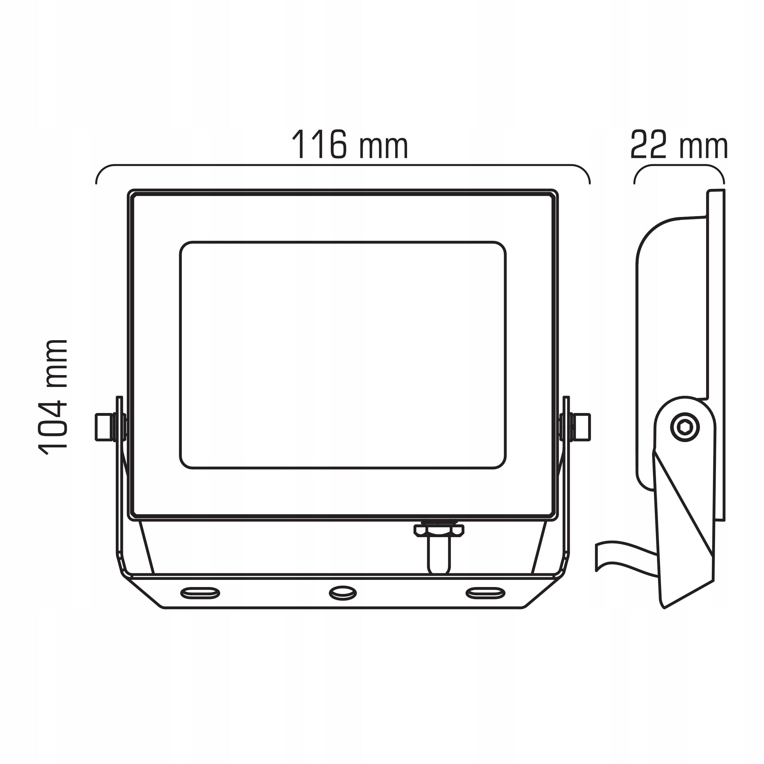 LED Floodlight 30W Outdoor IP65 4000K 3052lm Lamp Halogen Headlight Manufacturer code 251090413