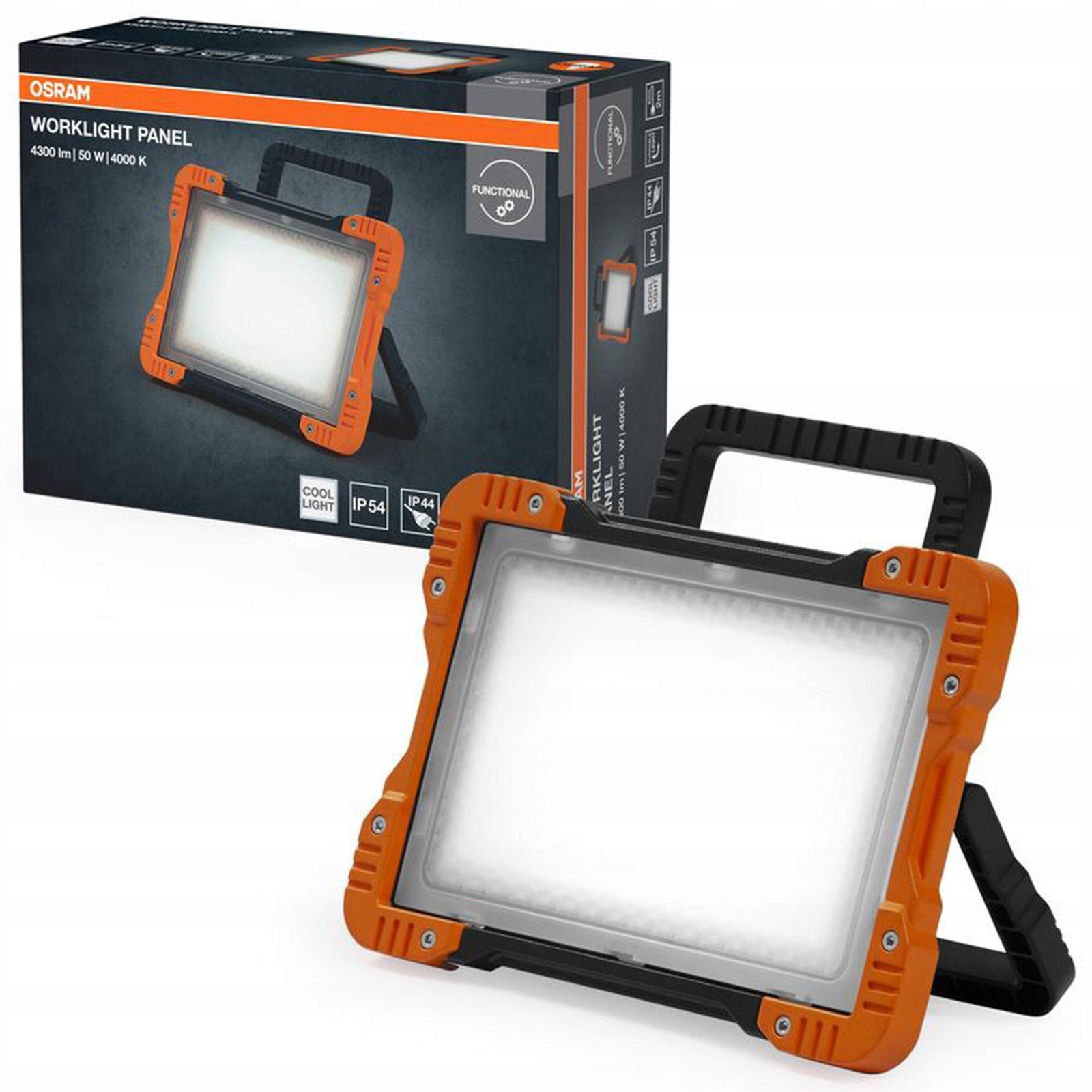 LED Floodlight Halogen Outdoor Headlight 50W 4000K 4000lm IK07 Osram
