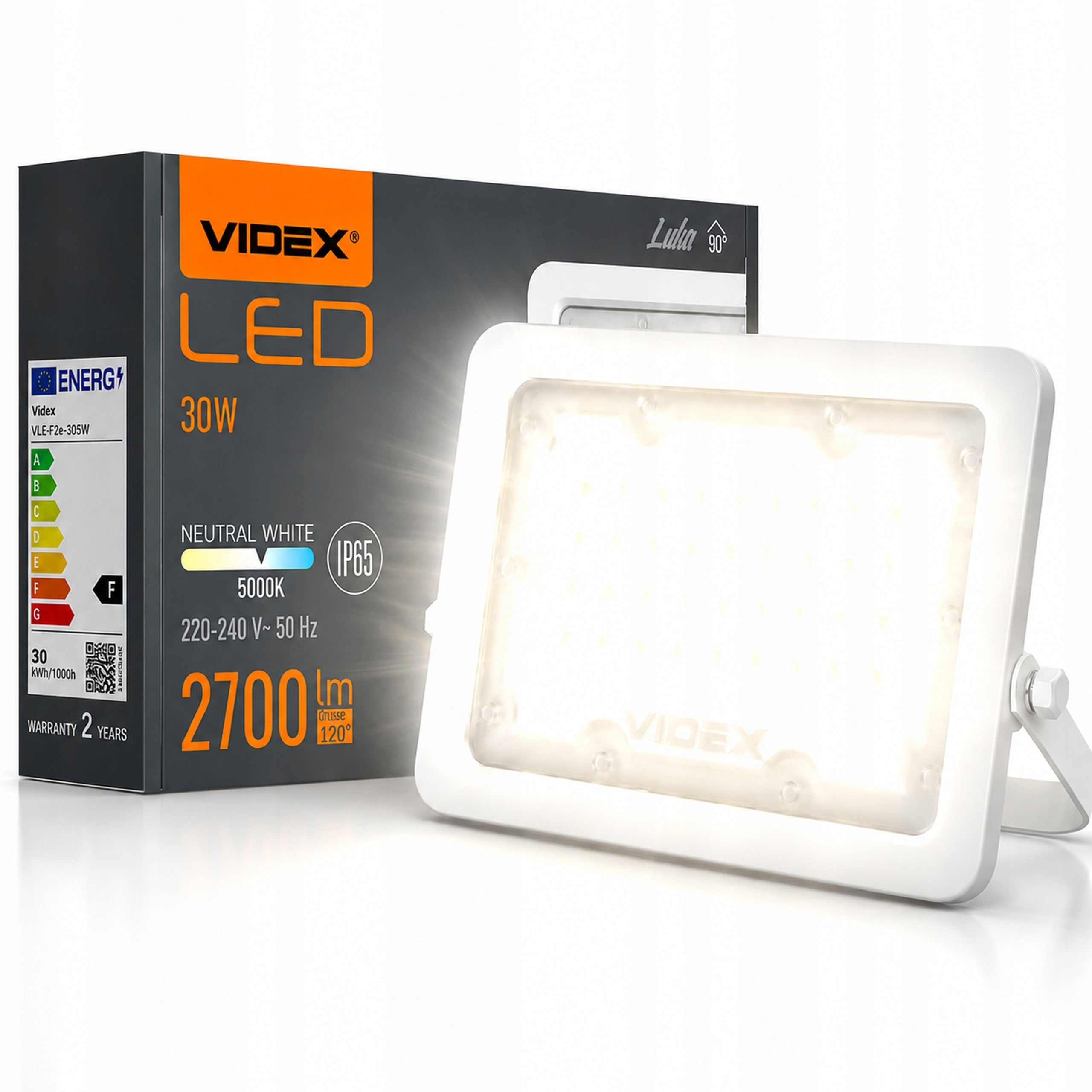 LED Floodlight Halogen Outdoor Lamp 30W 2700lm IP65 Mega Powerful Efficient