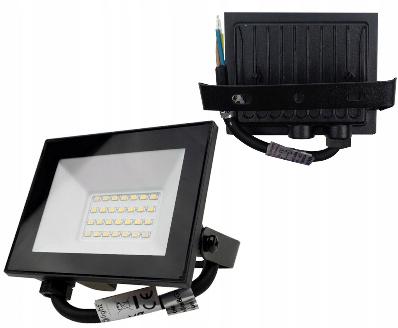LED Floodlight Hermetic Outdoor Spotlight 20W 6500K Cold 1800lm