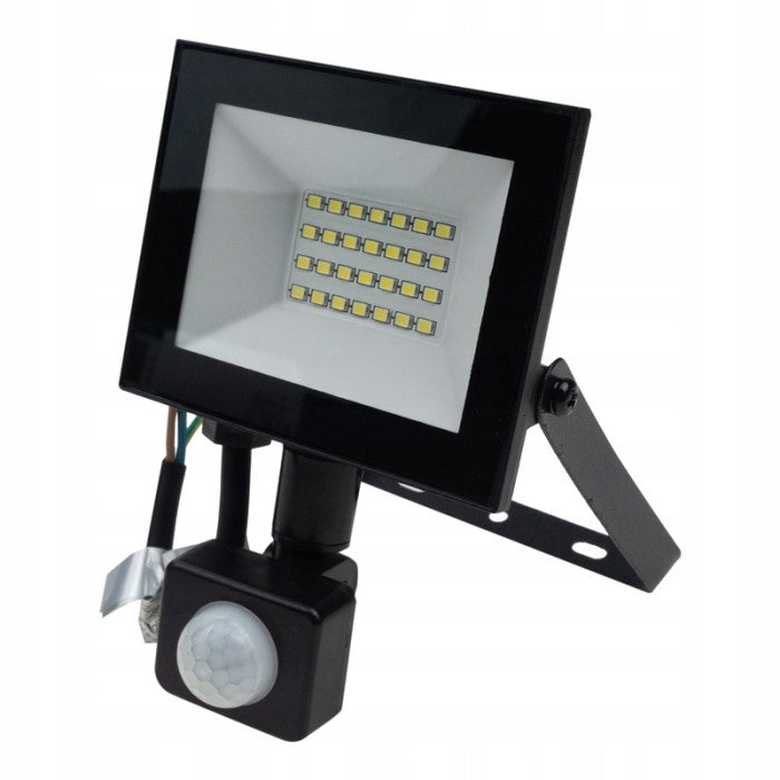 LED Floodlight PIR Motion Sensor 20W Neutral 4000K 1800lm IP54