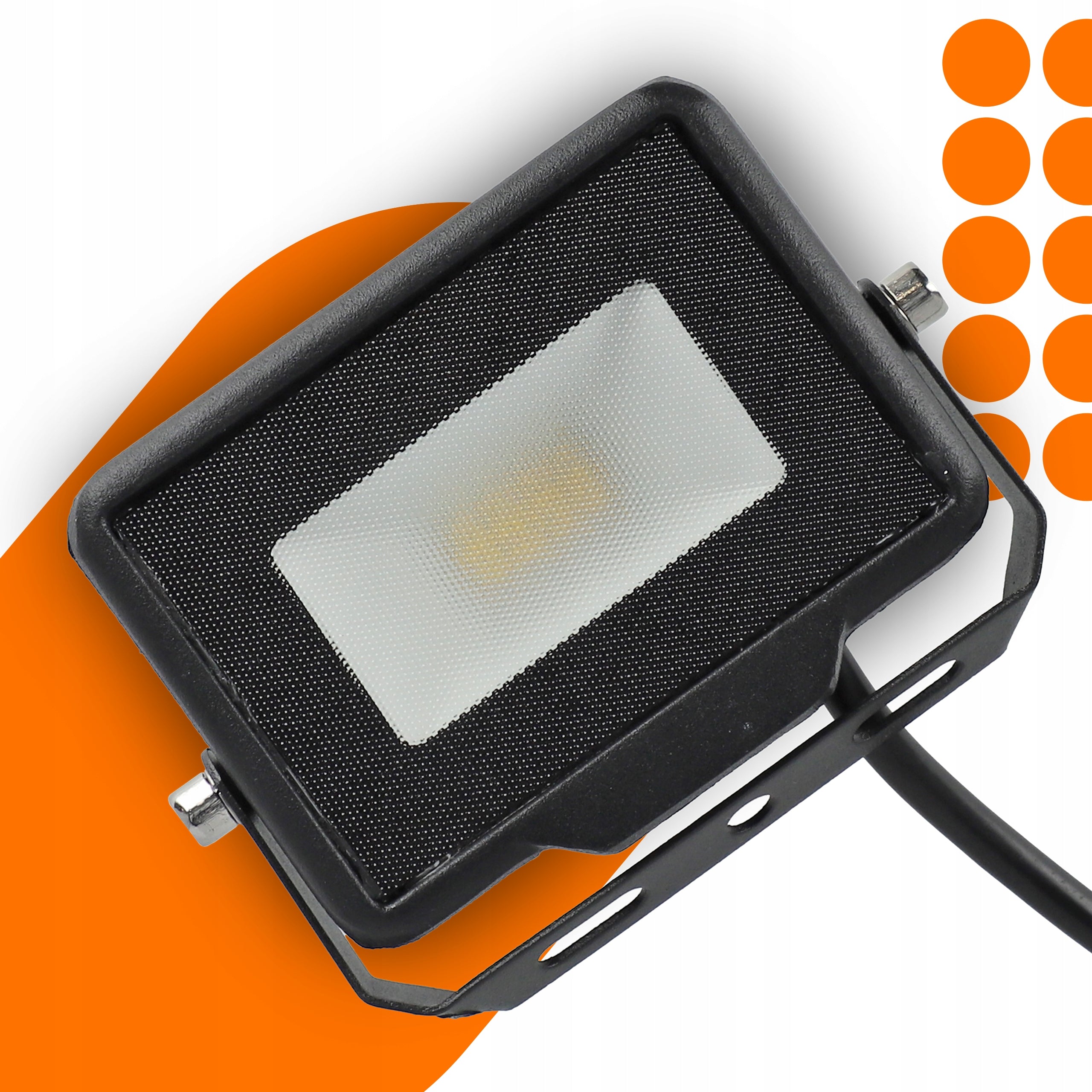 LED Floodlight SLIM 10W Halogen Lamp Black Brand Smartled