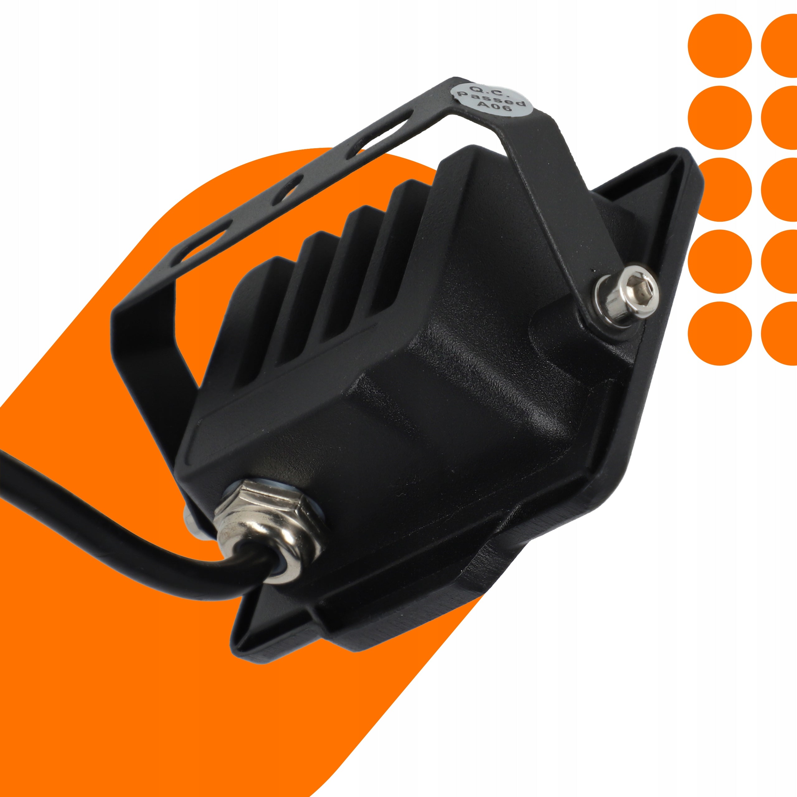 LED Floodlight SLIM 10W Halogen Lamp Black Brightness 900 lm