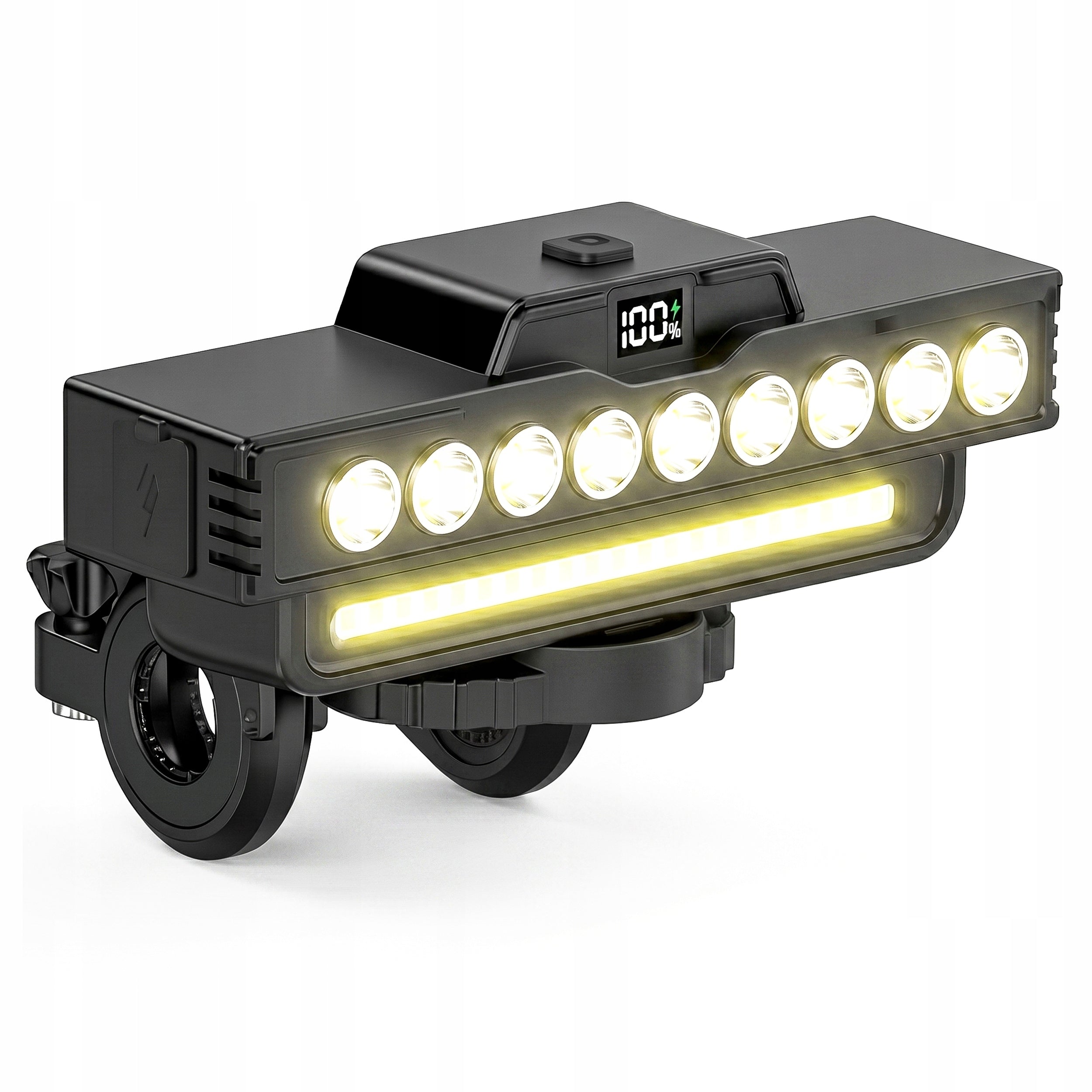 LED Front Bicycle Light For Bike Front 7 Modes USB C Strong Light