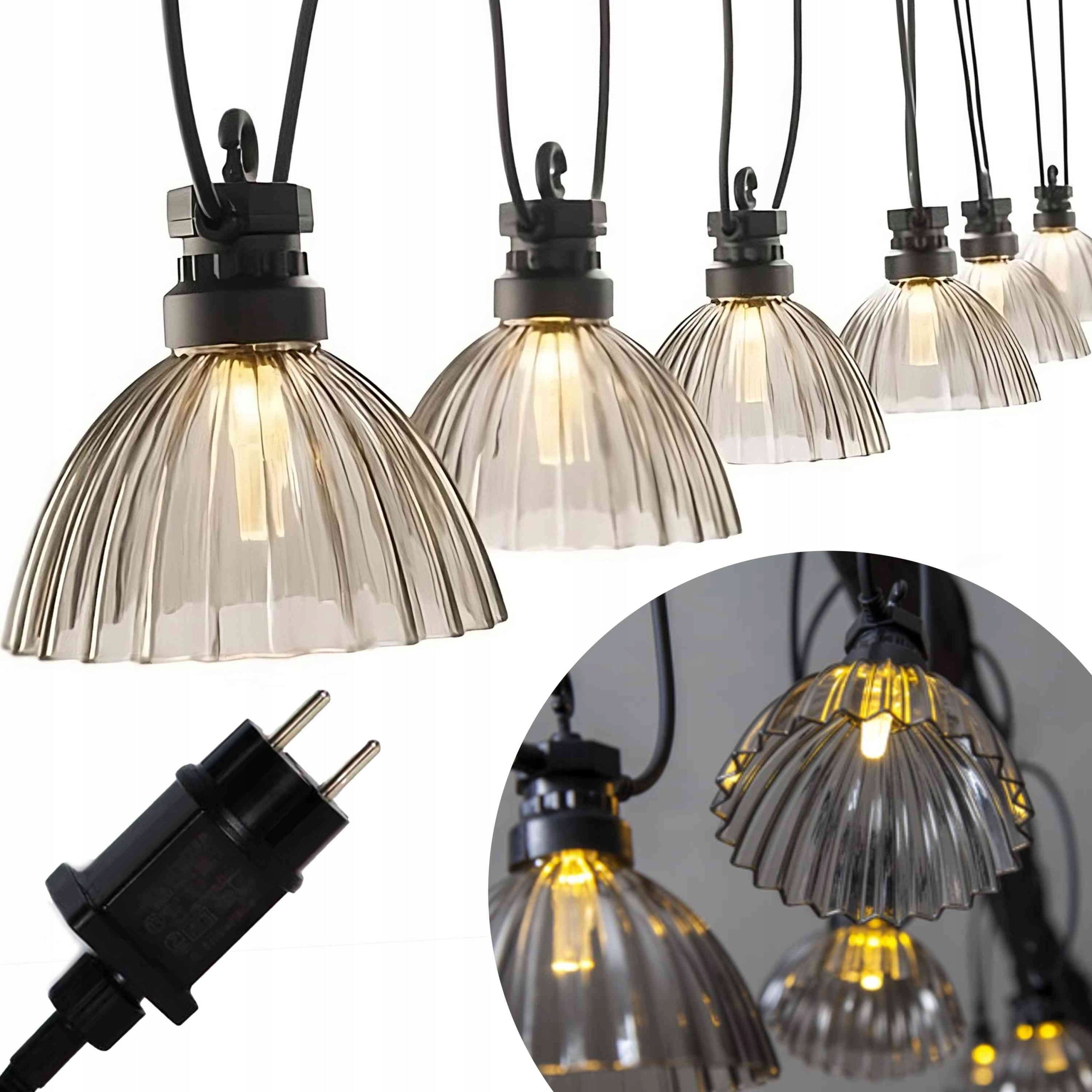 LED GARDEN LIGHTS LIGHT GARLAND FOR GARDEN TERRACE 4,5 M 10 LED LOFT